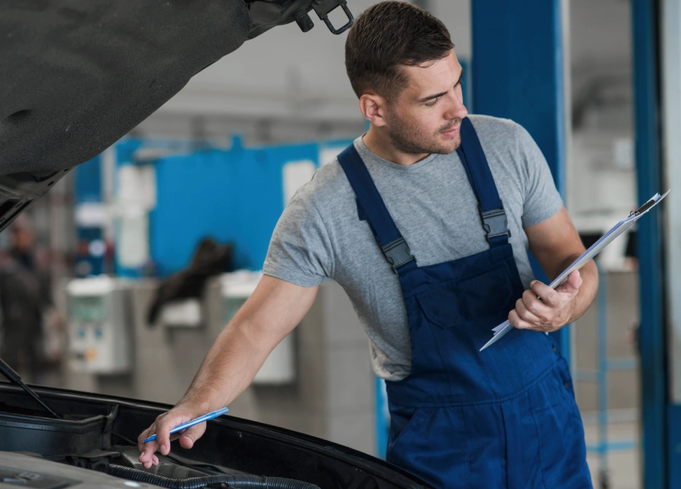 Mercedes-Benz vehicle auto inspection service in Houston Texas