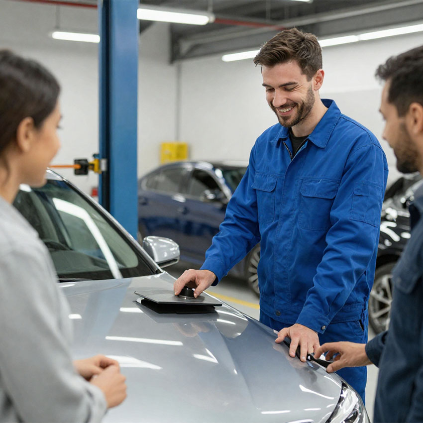 Mobile BMW PPI inspection service near Galleria Houston TX